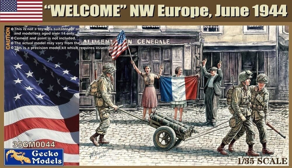 Gecko Models 35GM0044 &amp;quot;WELCOME&amp;quot; NW Europe, June 1944 &amp;quot;WELCOME&amp;quot; NW Europe, June 1944 1/35