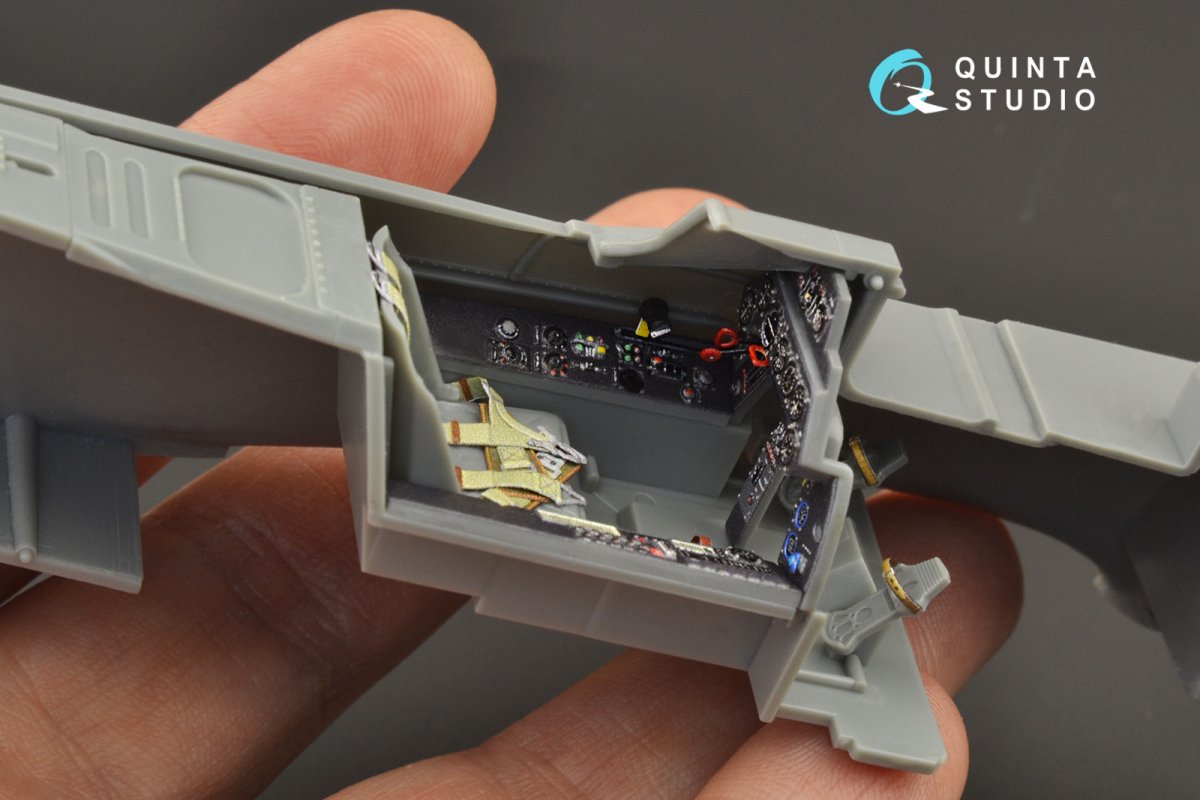 Quinta Studio QD32126 FW 190A-8 3D-Printed &amp;amp; coloured Interior on decal paper (Hasegawa) 1/32 – imagen 6