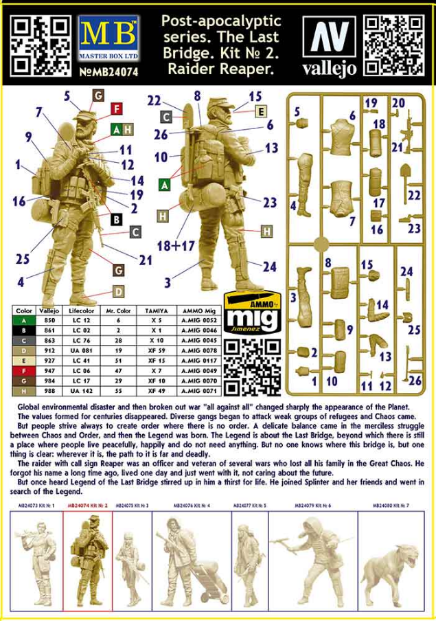 Master Box 24074 Raider Reaper The Last Bridge 1/24 – Bild 3