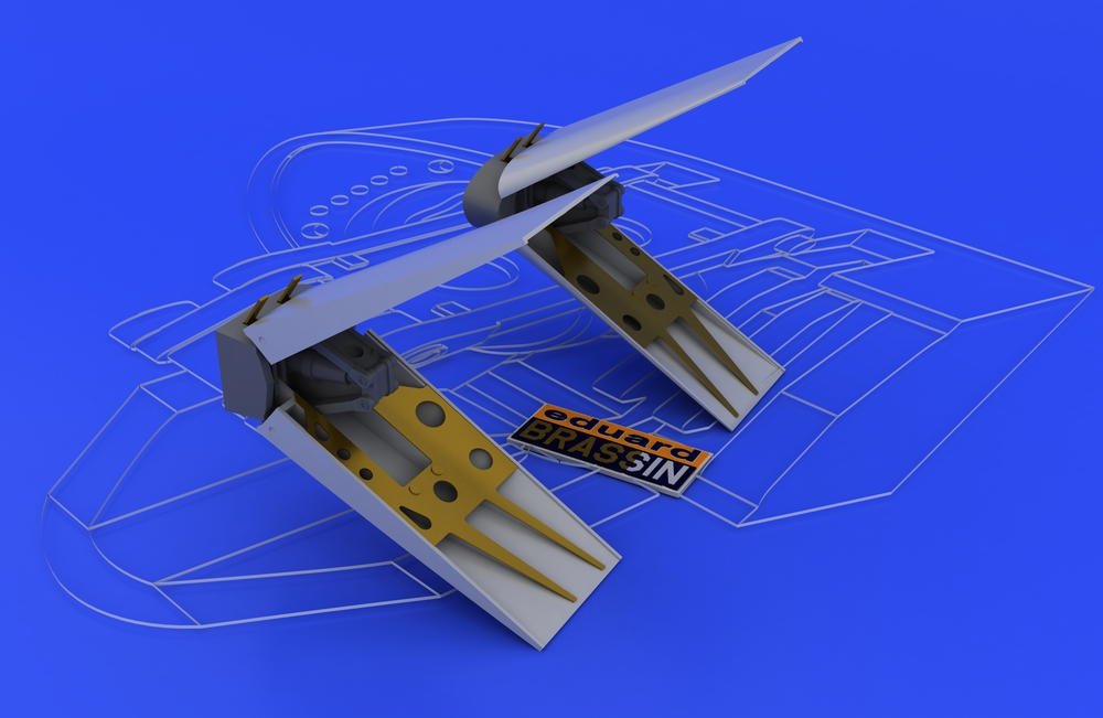 Eduard 648039 F-16 air brakes 1/48 (TAMIYA) – immagine 5