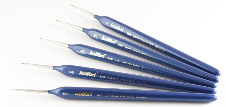 Harder &amp; Steenbeck 170007 Kolibri Brush Set 5pcs