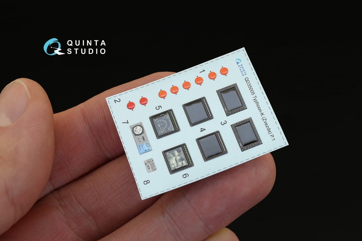 Quinta Studio QD35005 MRAP Typhoon-K 3D-Printed &amp;amp; coloured Interior on decal paper (for Zvezda kits) 1/35 – imagen 3