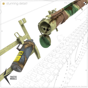 Faustus Models FM35021 Panther Tool Racks (Battle worn) 1/35