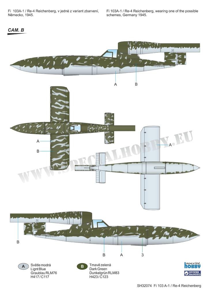 Special Hobby 32074 Fieseler Fi 103R / V-1 Reichenberg 1/32 – immagine 6
