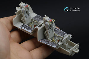 Quinta Studio QD32035 F-4C 3D-Printed &amp;amp; coloured Interior on decal paper (for Tamiya kit) 1/32 – immagine 3