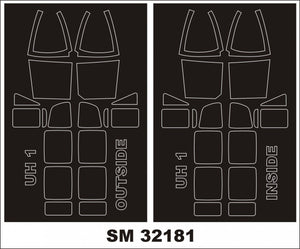 Montex SM32181 UH-1D HUEY DRAGON 1/32