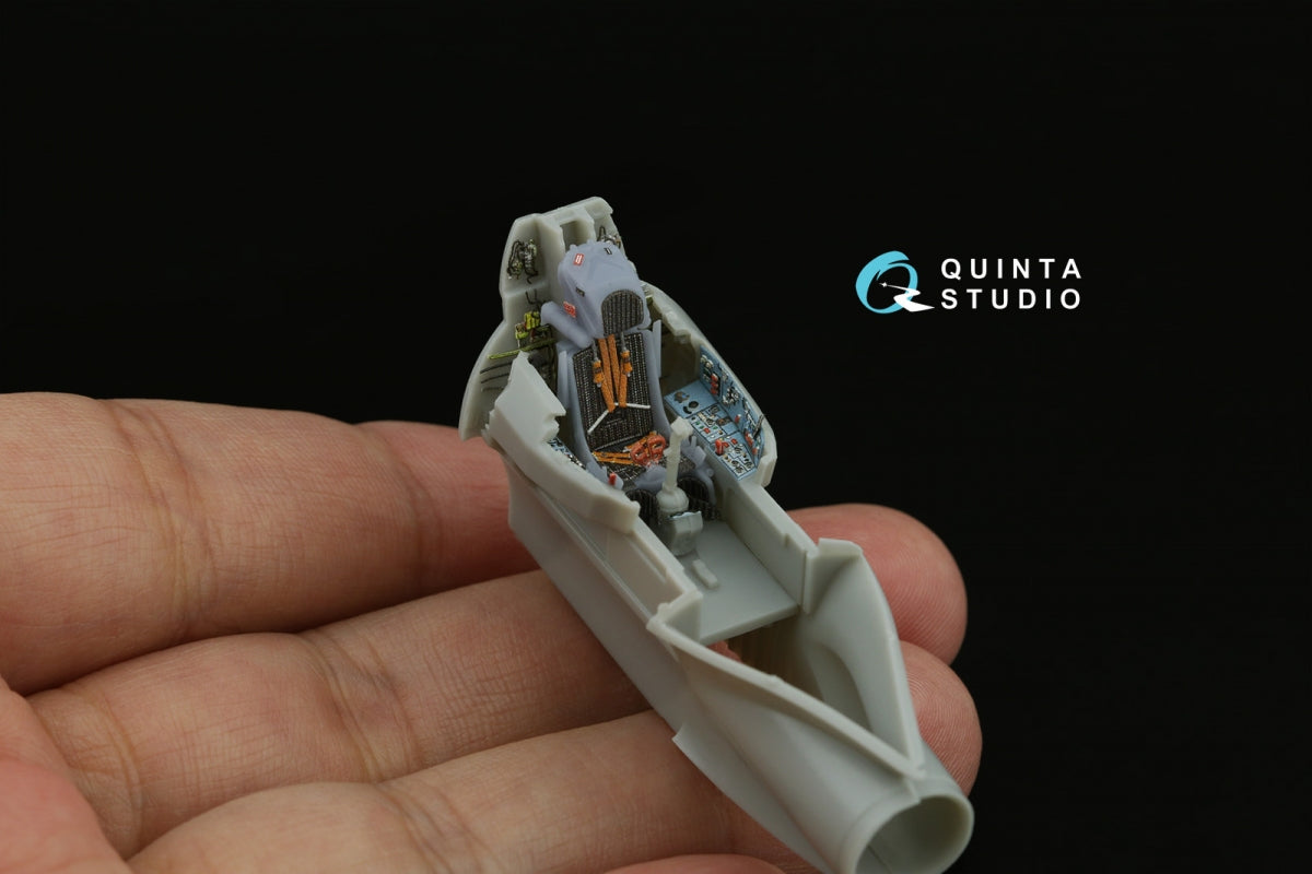Quinta Studio QD+72168 Su-17M3 3D-Printed coloured Interior on decal paper (Modelsvit) (with 3D-printed resin part) 1/72 – immagine 10