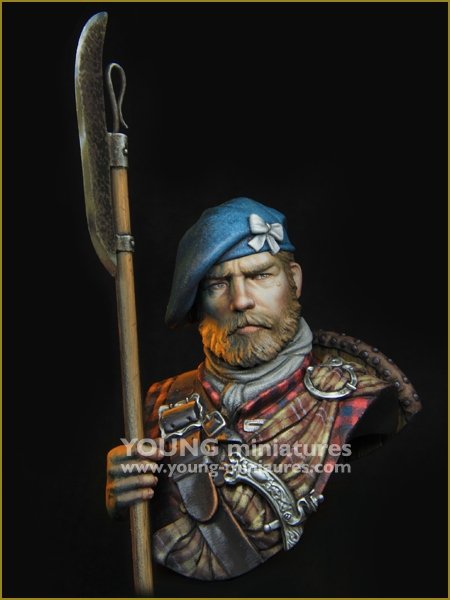 Young Miniatures YH1865 Highlander écossais 1/10