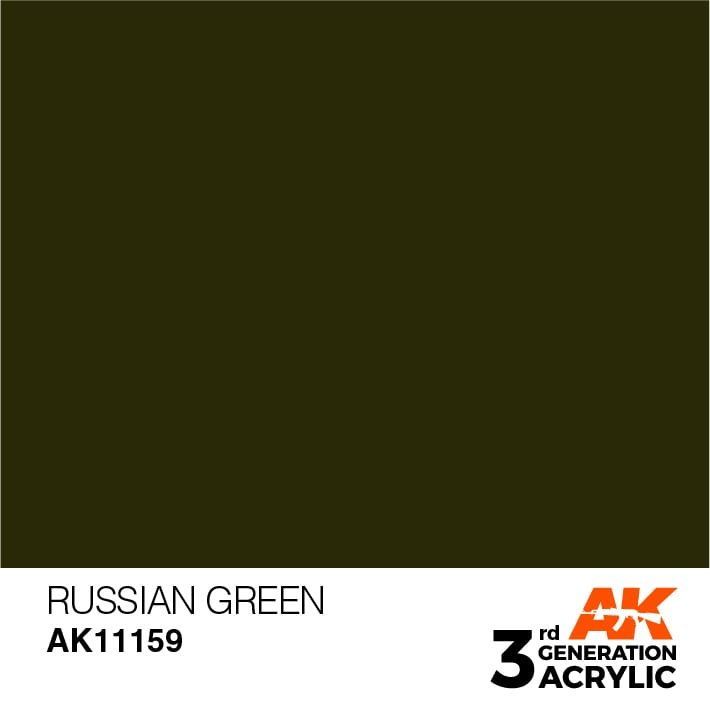 AK Interactive AK11159 VERT RUSSE – STANDARD 17 ml