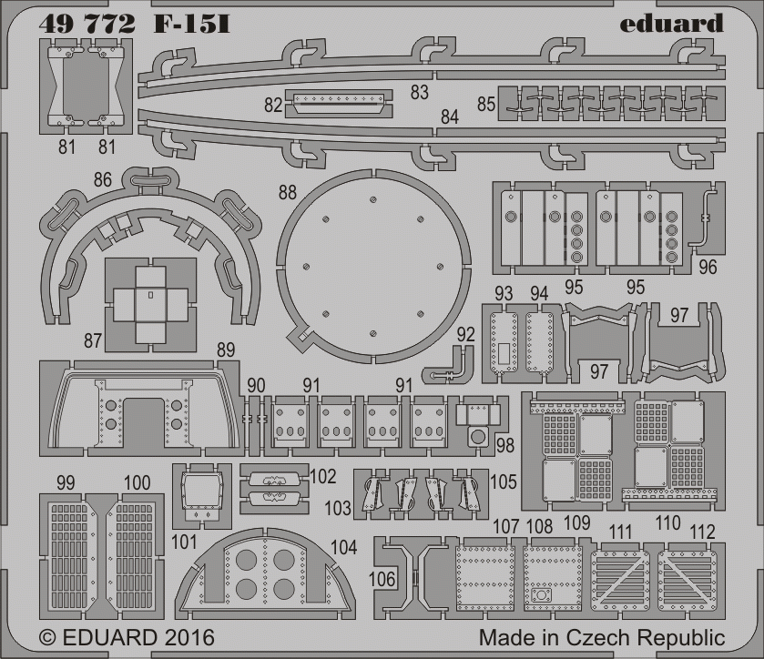 Eduard 49772 F-15I GREAT WALL HOBBY 1/48 – imagen 2