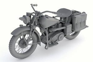 Thunder Model 35003 US Military Motorcycle Indian 741B 1/35 – immagine 6