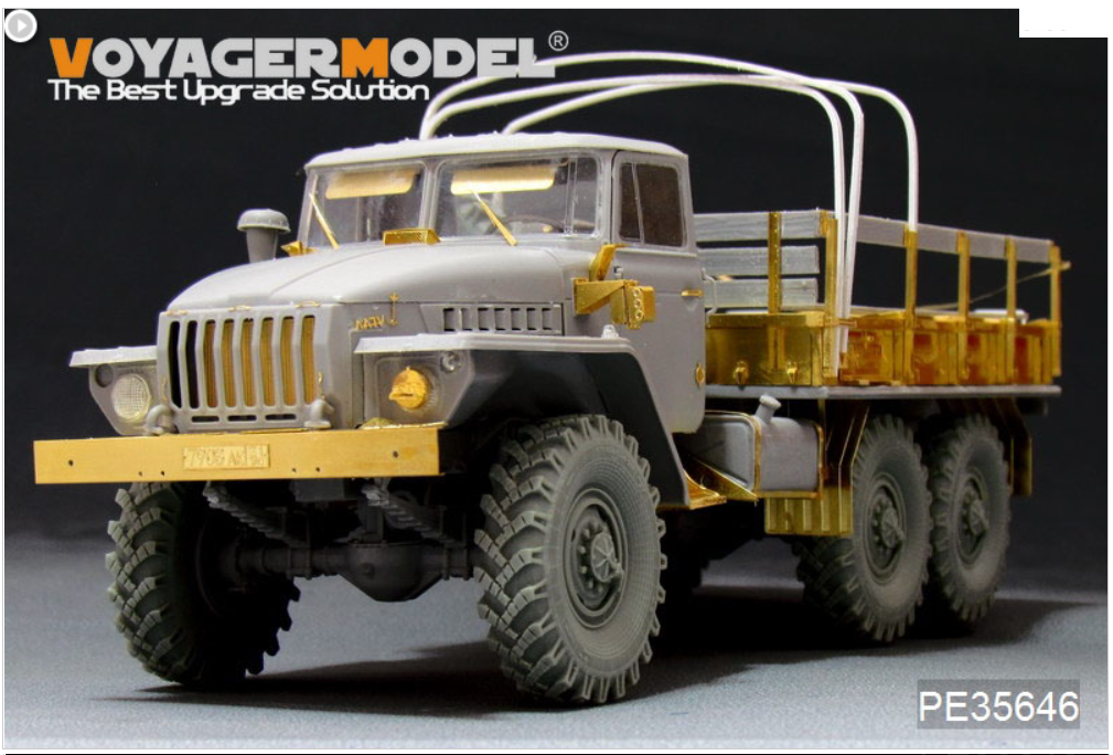 Voyager Model PE35646 Modern Russian URAL-4320 (For TRUMPETER 01012) 1/35 – immagine 2