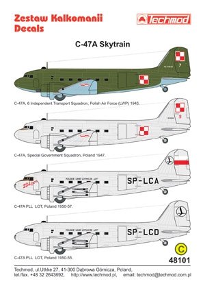 Techmod 48101 - C-47A Skytrain 1/48 – zdjęcie 2