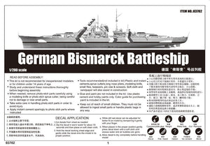 Trumpeter 03702 German Bismarck Battleship 1/200 – zdjęcie 10