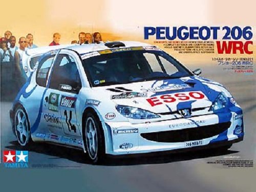 Tamiya- 24221, Peugeot 206 WRC (1/24)