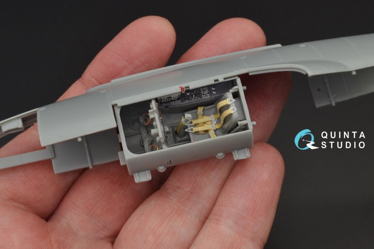 Quinta Studio QD48089 Me-262A 3D-Printed &amp;amp; coloured Interior on decal paper (for HobbyBoss kit) 1/48 – zdjęcie 8