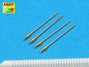 Aber 35L-092 Set of 4 barrels for german machine guns MG42 without jacket 1/35 – immagine 2
