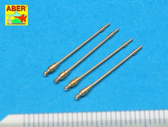 Aber 35L-092 Set of 4 barrels for german machine guns MG42 without jacket 1/35 – immagine 2