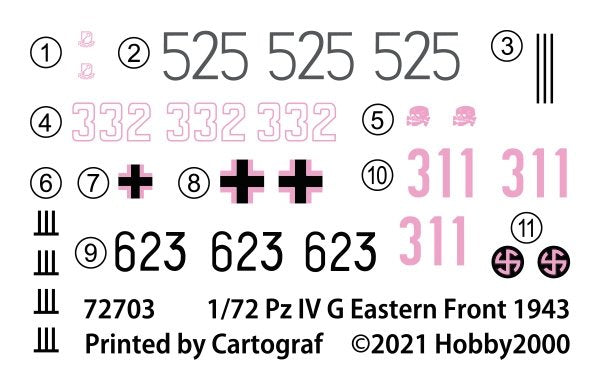 Hobby 2000 72703 Pz.Kpfw.IV Ausf.G Eastern Front 1943 – DRAGON + CARTOGRAF 1/72 – immagine 2
