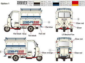 Gecko Models 35GM0113 60 - 70s Saigon Shuttle Motor-Tricycle Depot and a take break drive [2 kits In 1 box] 1/35 – Bild 4
