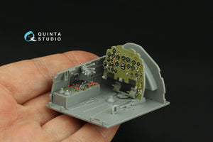 Quinta Studio QD32238 Mitsubishi J2M3/5/6 Raiden 3D-Printed coloured Interior on decal paper (Hasegawa) 1/32 – immagine 6