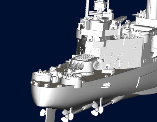 Trumpeter 05747 USS San Francisco CA-38 1944 1/700 – zdjęcie 6