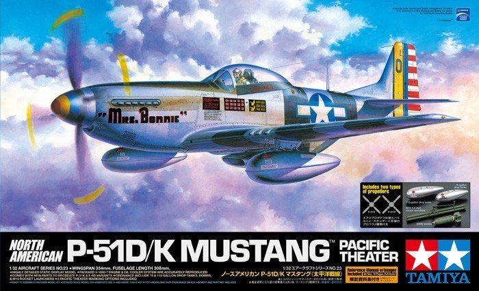 Tamiya 60323 P-51D/K Mustang - Pacific Ocean Front 1/32