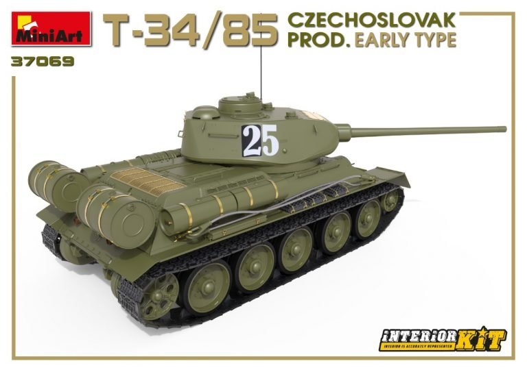 Miniart 37069 T-34/85 Czechoslovak Prod. Early Type 1/35 – Bild 2