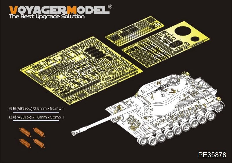 Maquette Voyager PE35878 Char super lourd américain T-30/34 de la Seconde Guerre mondiale pour TAKOM au 1/35