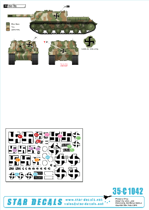 Star Decals 35-C1042 Finnish Tanks in WW2 # 6 1/35 – immagine 2