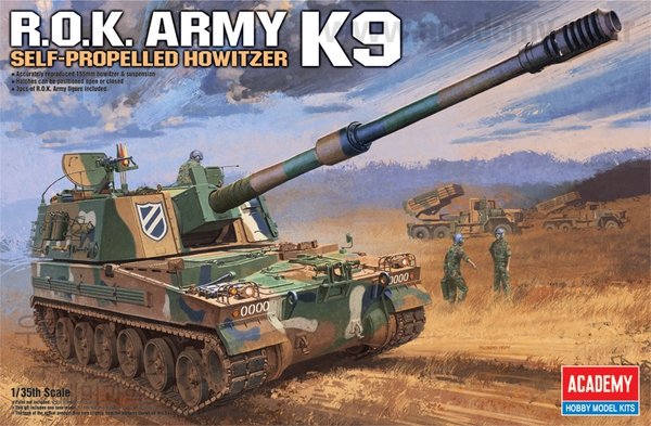 Academy 13219 R.O.K. ARMY K9 Self-propelled howitzer 1/35