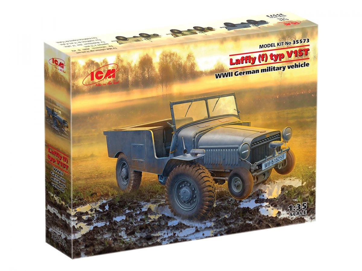 ICM 35573 Laffly (f) Typ V15T WWII German military vehicle 1/35 – Bild 2