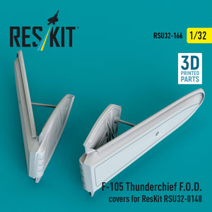 RESKIT RSU32-0166 F-105 Thunderchief F.O.D. covers for ResKit RSU32-0148 (3D Printed) 1/32