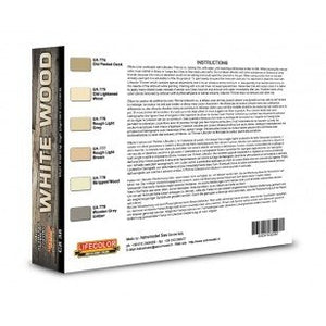 Lifecolor CS38 Acrylic paint set White Wood 6x22ml – immagine 2