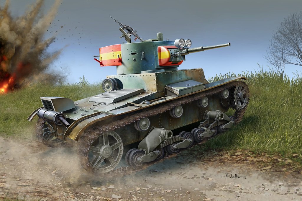 Hobby Boss 83810 Char d'infanterie léger soviétique T-26 Mod.1936-1937 (1/35)