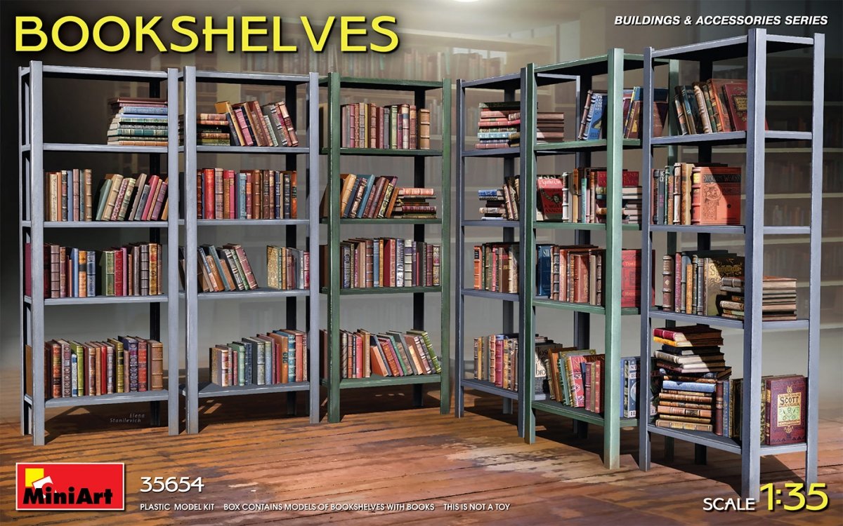 MiniArt 35654 BOOKSHELVES 1/35