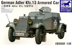 Bronco CB35032 Voiture blindée allemande Adler Kfz. 13
