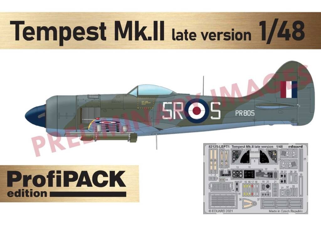 Eduard 82125 Tempest Mk.II late version Profipack edition 1/48 – immagine 2