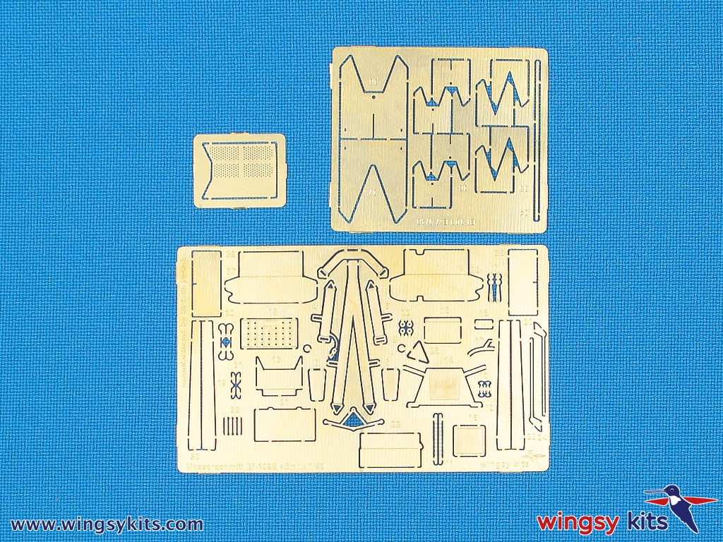 Wingsy Kits D5-11 German WWII Fighter MESSERSCHMITT Bf 109 E-7 1/48 – imagen 9