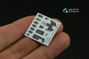 Quinta Studio QD72068 F-15C Late/F-15J Late 3D-Printed &amp;amp; coloured Interior on decal paper (GWH) 1/72 – immagine 10