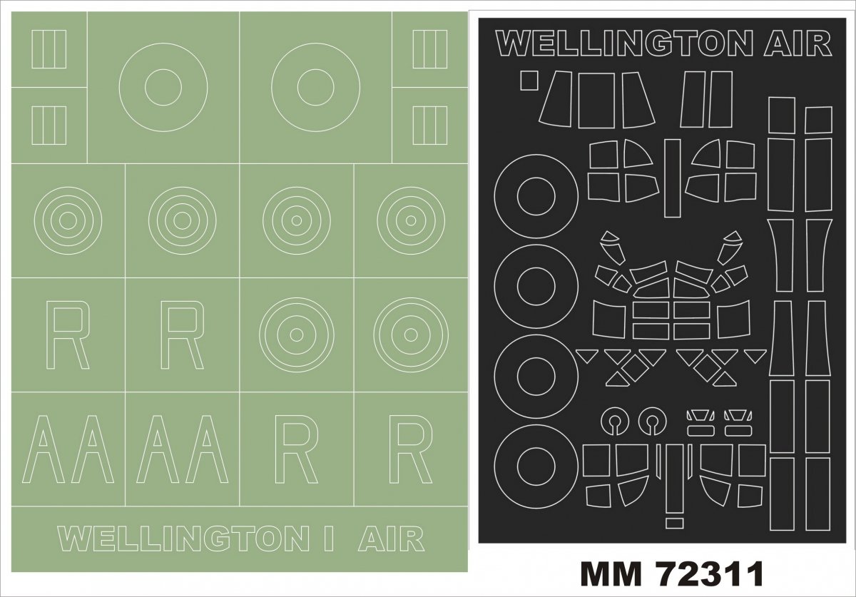 Montex MM72311 Wellington Mk.I AIRFIX A08019 1/72