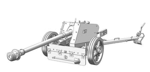 Das Werk DW35027 German 7,5cm Pak40 with 4 Figures 1/35 – immagine 3