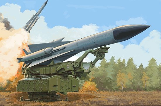 Trumpeter 09550 Russian 5V28 of 5P72 Launcher SAM-5 "Gammon" 1/35