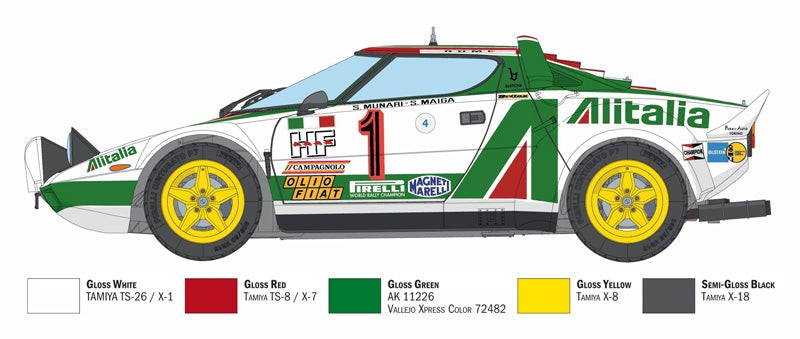 Italeri 4714 Lancia stratos HF Gr.4 Monte Carlo 1977 1/12 – imagen 3