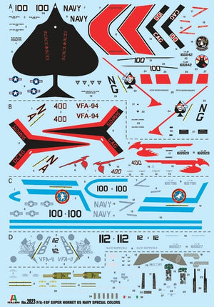 Italeri 2823 F/A-18F U.S. Navy Special Colors 1/48 – imagen 4