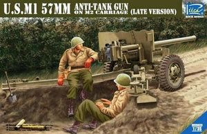 Riich Models RV35020 U.S. M1 57mm Anti-tank gun on M2 Carriage (late version) 1/35