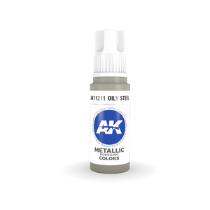 AK Interactive AK11211 OILY STEEL – METALLIC 17ml – image 2