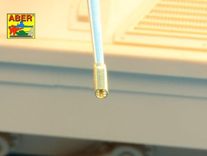 Aber 35L-180 25mm M242 Bushmaster early chain gun barrel &amp;amp; 7,62mm M240 machine gun barrel used on early M2/M3 Bradley or LAV-25 1/35 – immagine 5