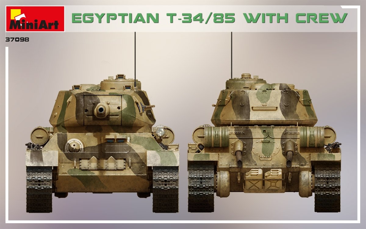 MiniArt 37098 Egyptian T-34/85 1/35 – image 5
