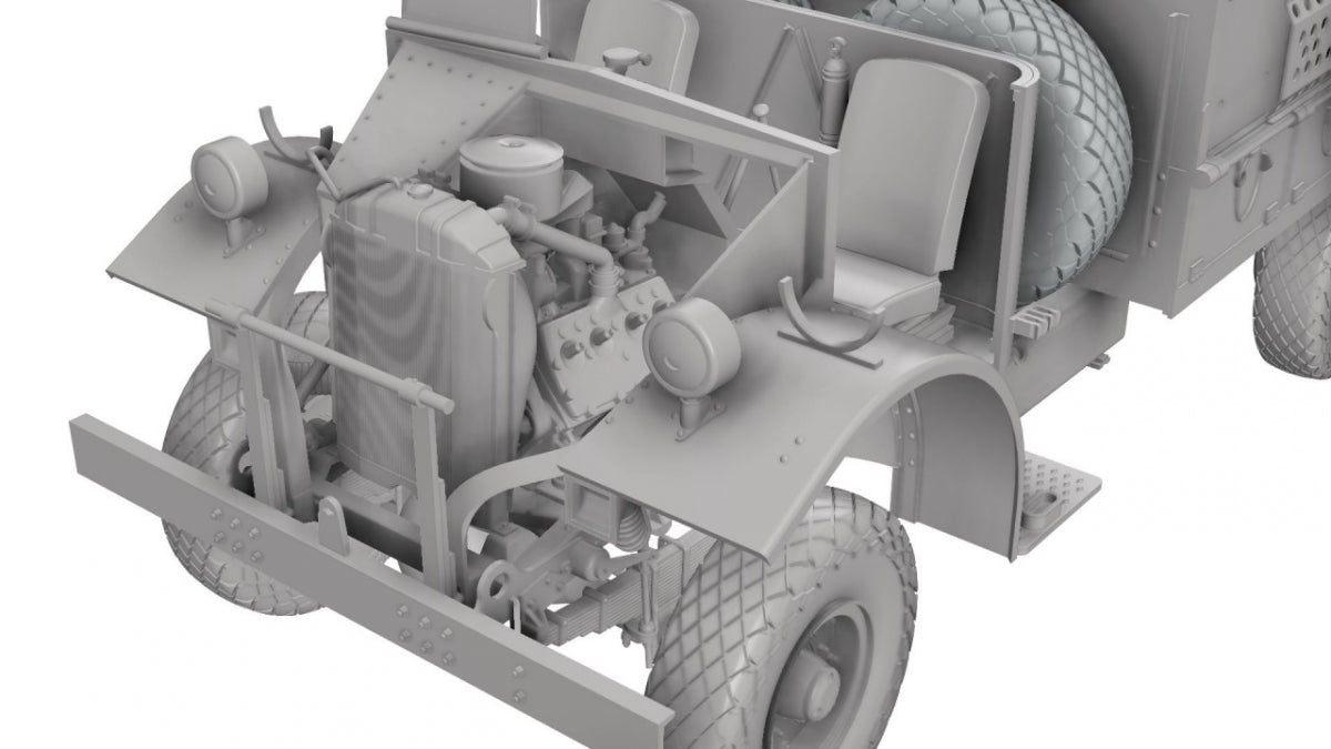 Thunder Model 35311 LRDG F30 Patrol Truck With Offset Rear Bed, Limited Bonus Edition 1/35 – immagine 6